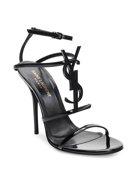 ysl strappy sandals|saint laurent farrah sandals.